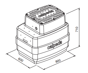 Cuve de relevage Calpeda Geo 230GXVM 25-8 + clapet anti retour