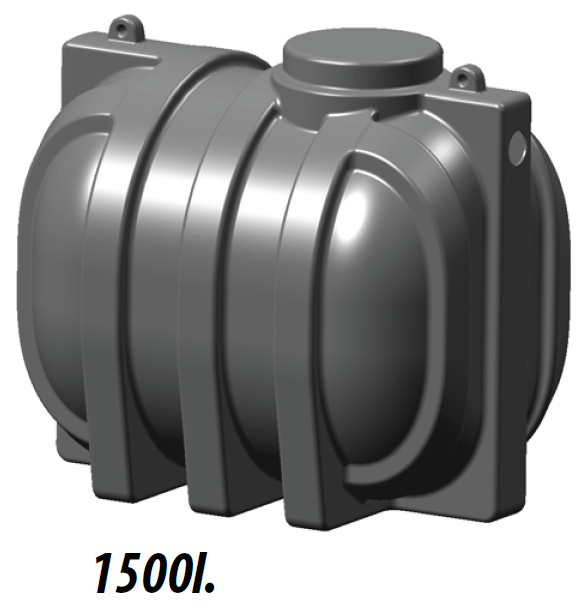 Fosse 1500L cylindrique